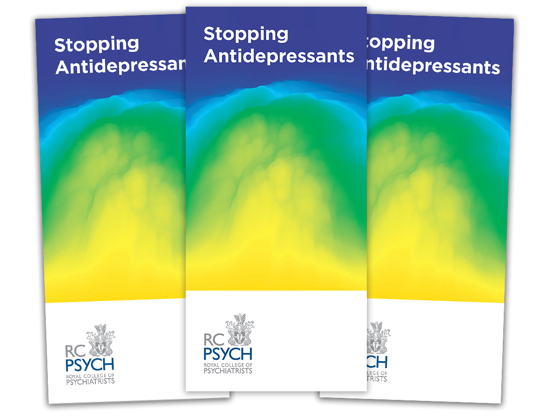 Stopping antidepressants leaflet