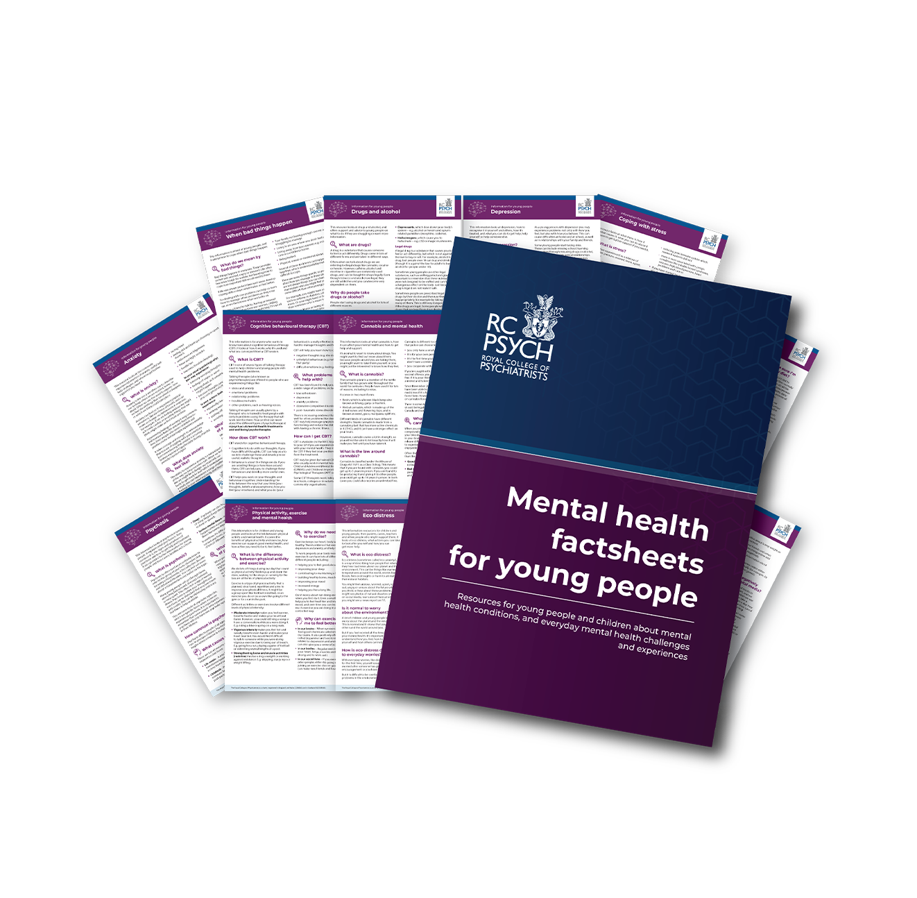 Rcpsych Values Mental Health leaflets pack for children and young People – RCPsych