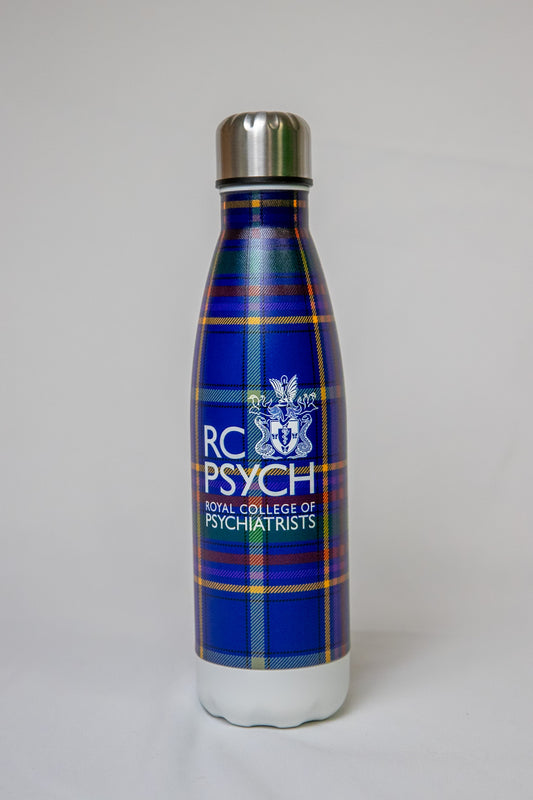 RCPsych Tartan Water Bottle